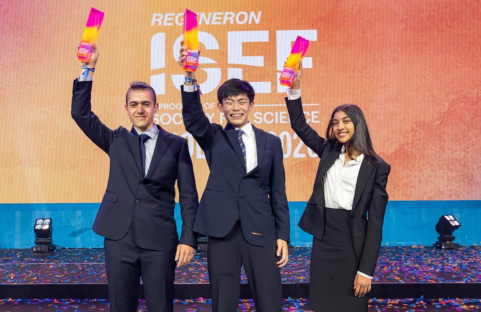 Regeneron ISEF awards ceremony - winners on stage